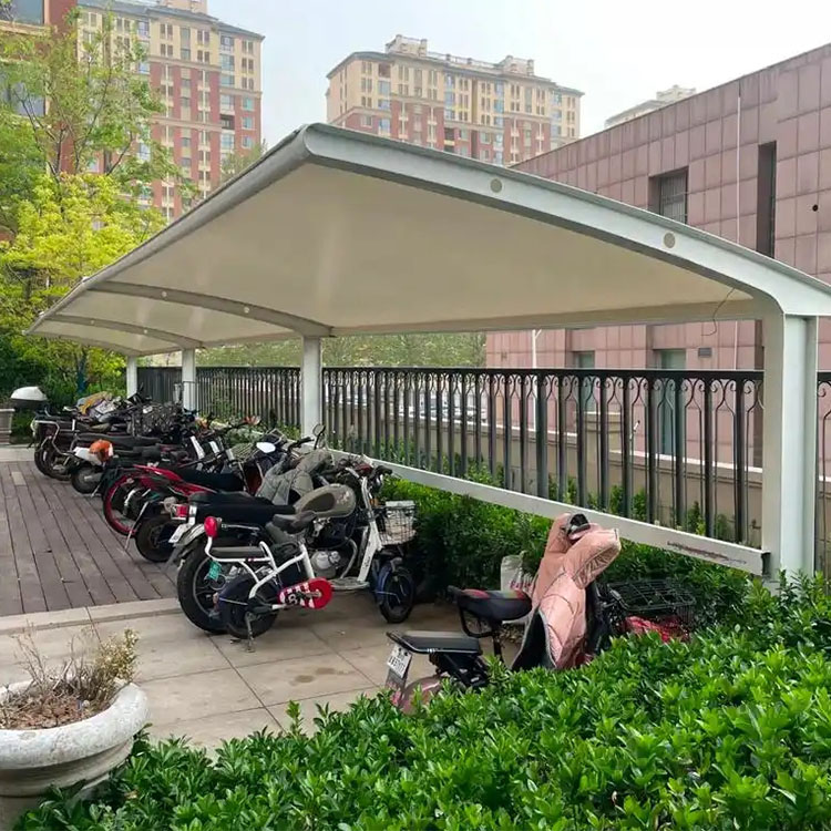 铜川膜结构电动车棚